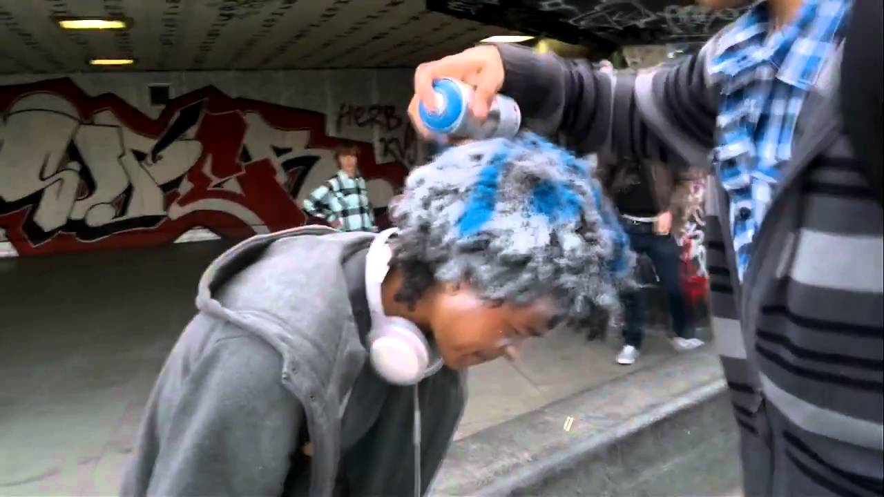 Hair Spray PAINT - YouTube
