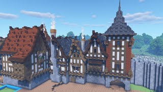 Let&#39;s build a Medieval City | Episode 10: Tanner &amp; Cobbler | Minecraft Timelapse