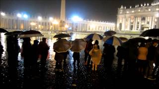 The Easter Vigil at the St Peter's basilica on April 4,  2015 in Vatican.