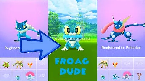 Tem Froakie no Pokémon GO?