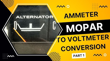 Part 1 of 6, Ammeter to Voltmeter Conversion