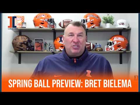 Spring practices: Illinois head coach Bret Bielema