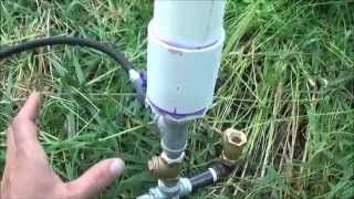 How to Make a 'Water Ram' offgrid Water Pump, requires no electricity