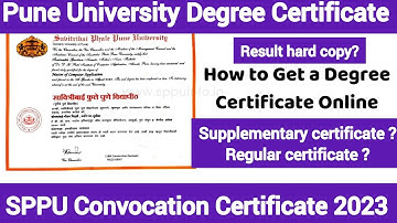How to apply convocation certificate 2023 | how to fill sppu convocation form 2023 Question & Answer