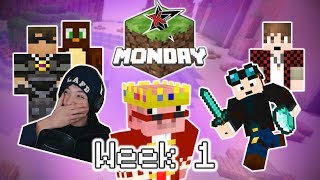 YouTubers React To Technoblade's Debut in Minecraft Monday (Week 1)