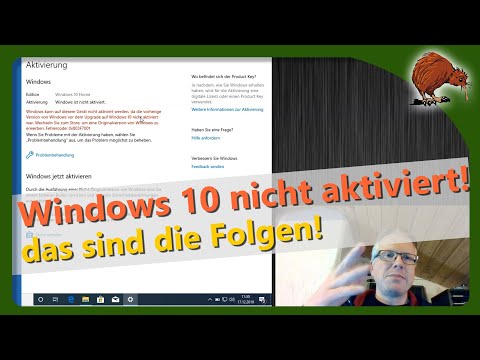 Windows 10 nicht aktiviert, was passiert und was sind die Folgen?