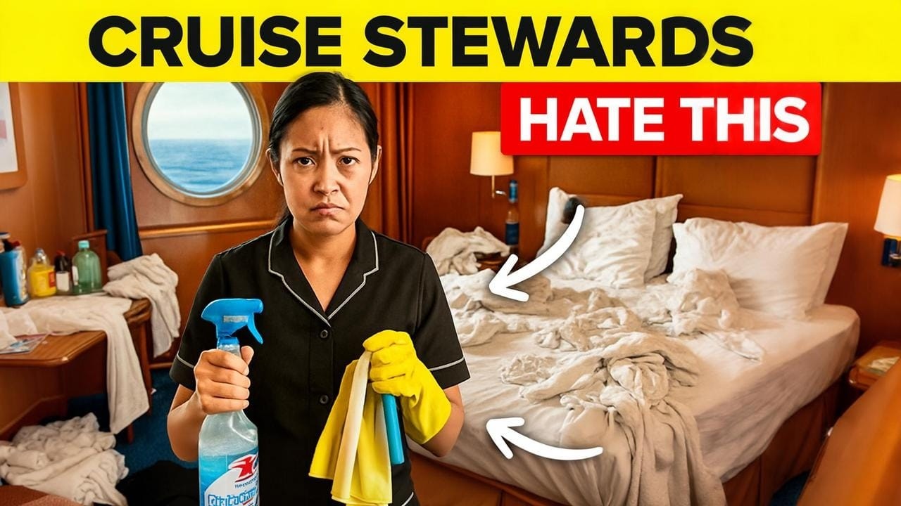 Cruise Ship SECRETS: 10 Things Your Cabin Steward Secretly HATES You're Doing