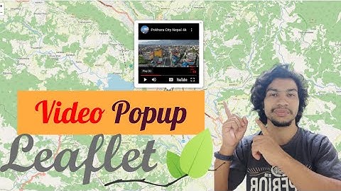 Marker Popup video with Leaflet | WebGIS | GeoDev