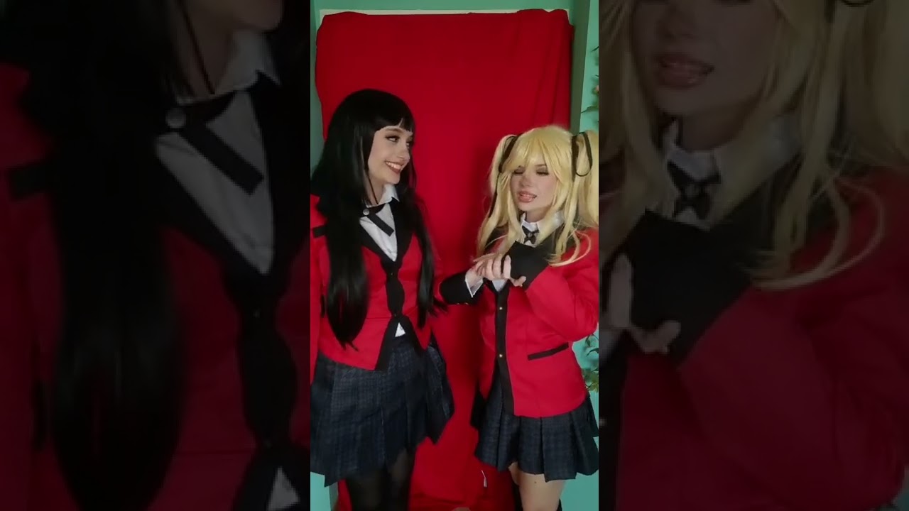 Hope we can be friends 💋 | Mary Saotome and Yumeko Jabami #cosplay | Kakegurui