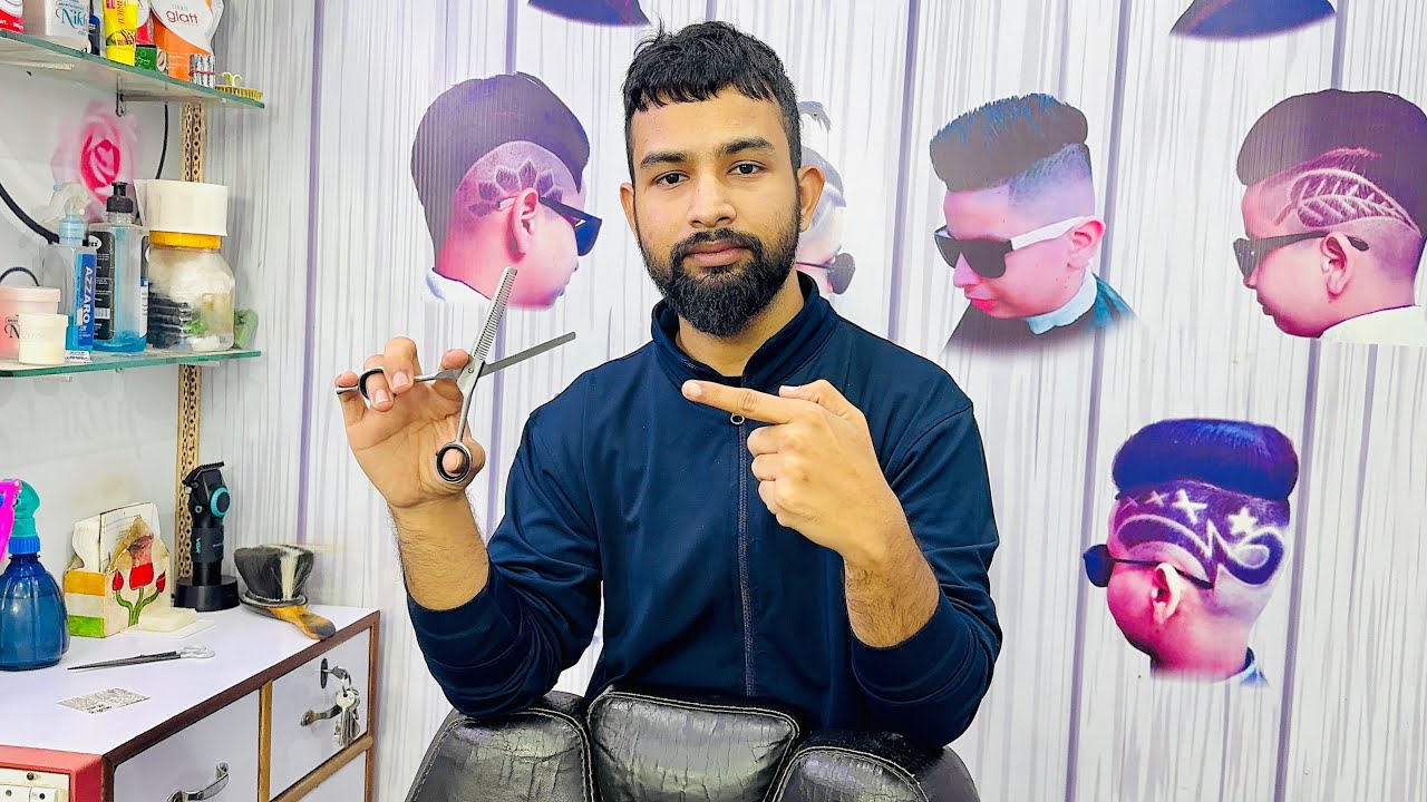 How to use zig zag scissor | How to use thinning scissors | Zig zag scissor haircut tips