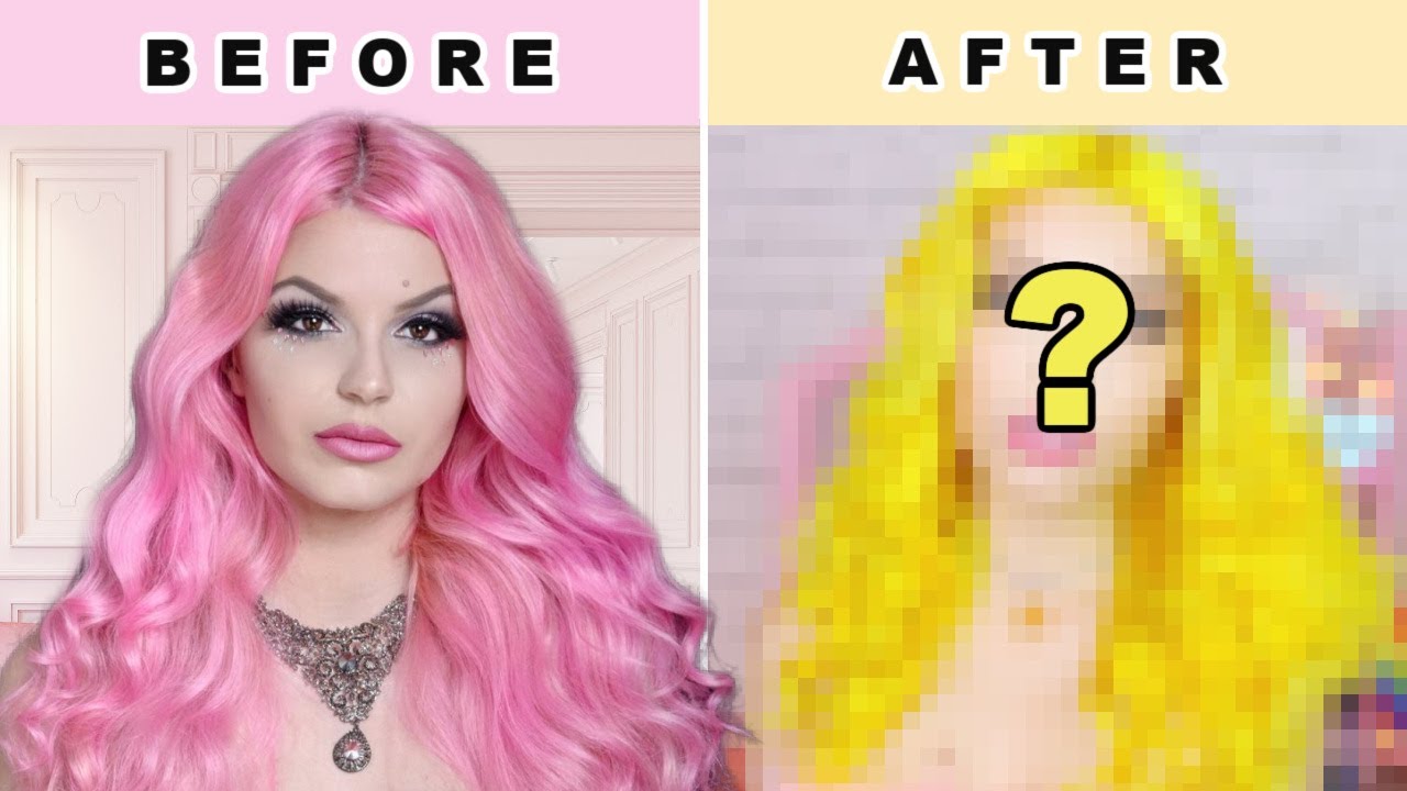 Dyeing My Hair Yellow At Home - Feat. Truhair