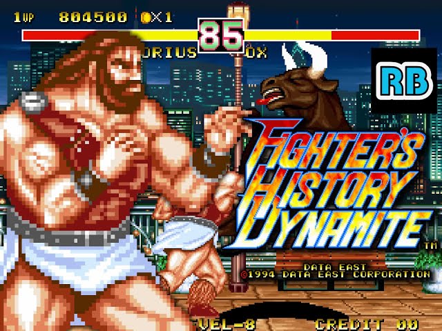 1994 [60fps] Fighter's History Dynamite Marstorius Lv8 ALL