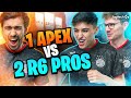 APEX vs R6 1v2 in Apex Legends! (ft Snip3down, Reps, Beaulo, Chala)