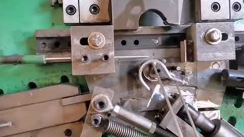 automatic steel hook making machine working video
