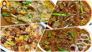 Bakraeid Day 1 Recipes - Kaleji Masala, Bihari Keema, Mutton Kali Mirch, Muradabadi Yakhni Pulao