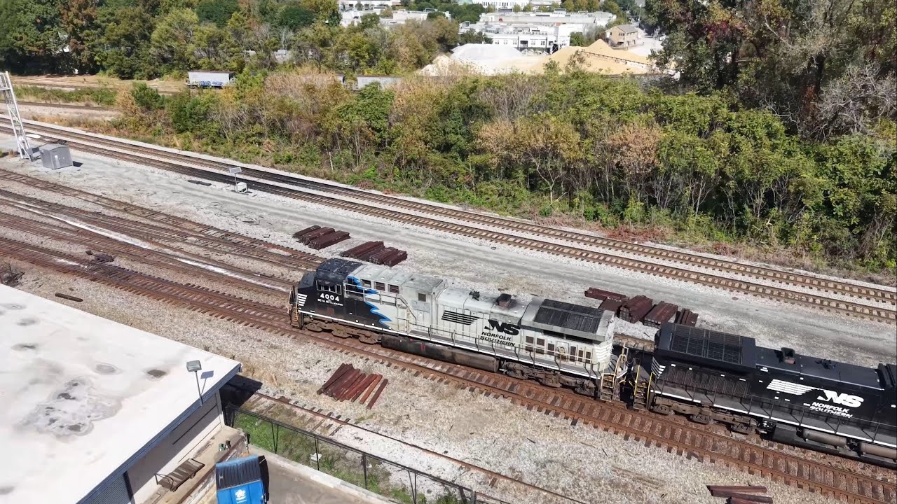 The NS Silver Unit Leads a Freight, an Ethanol Train and Multiple Trains Moving