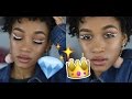 EXTRA AF PROM MAKEUP TUTORIAL |CRYSTAL EYELINER|