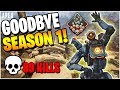 GOODBYE SEASON 1 APEX LEGENDS (4 20+ Kill SOLO Gameplays)