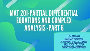 Linear equations of the first order- Lagrange’s linear equation-Method of Multipliers