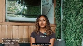 Bali Internships | 1-minute with Serena, Intern's Experience in a Coral Reef Restoration Program