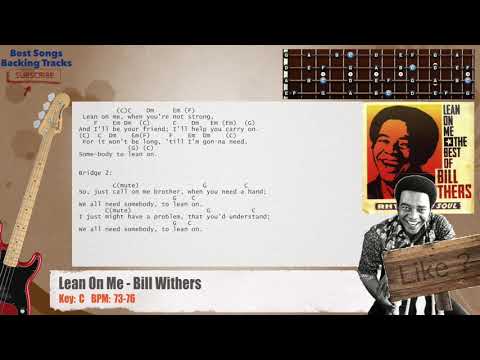 lean-on-me---bill-withers-bass-backing-track-with-chords-and-lyrics