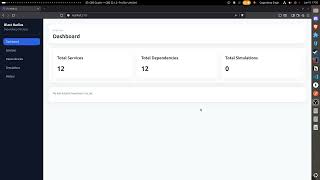 Blast Radius Simulator Application(Node + Express + React + React flow + MongoDB) Depenency Blast Radius Simulator