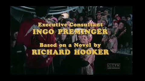 M*A*S*H Closing Credits (September 17, 1972)