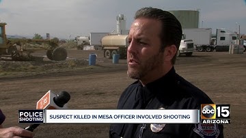 Mesa police officers fatally shoot man who pointed gun