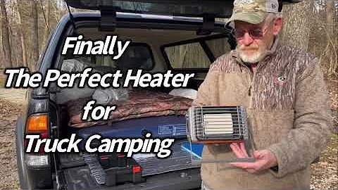 Finally The Perfect Heater for Truck Camping  Kovea Cupid Butane Heater