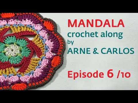 How to Crochet a Mandala. Part 3 by ARNE & CARLOS How to Crochet a Mandala. Part 3 by ARNE & CARLOS