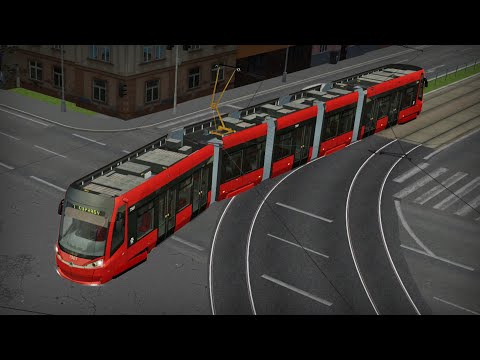 Видео: Пятисекционный трамвай Škoda 30T сошёл с рельс! Трамвайное ЧП в SIMT MHD!