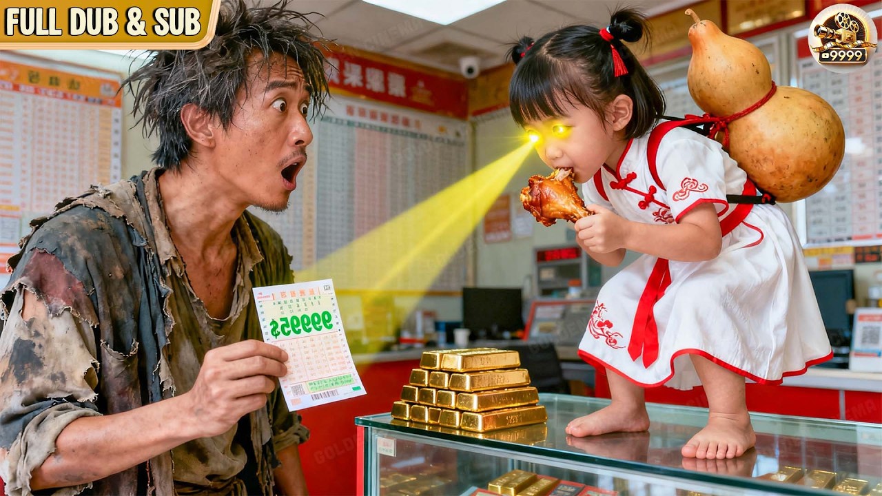 Little Girl With Mystic Eyes Sees Future, Points Her Beggar Dad To Billion-Dollar Lottery Ticket