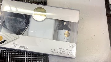 Toner ink, Tim Holtz style