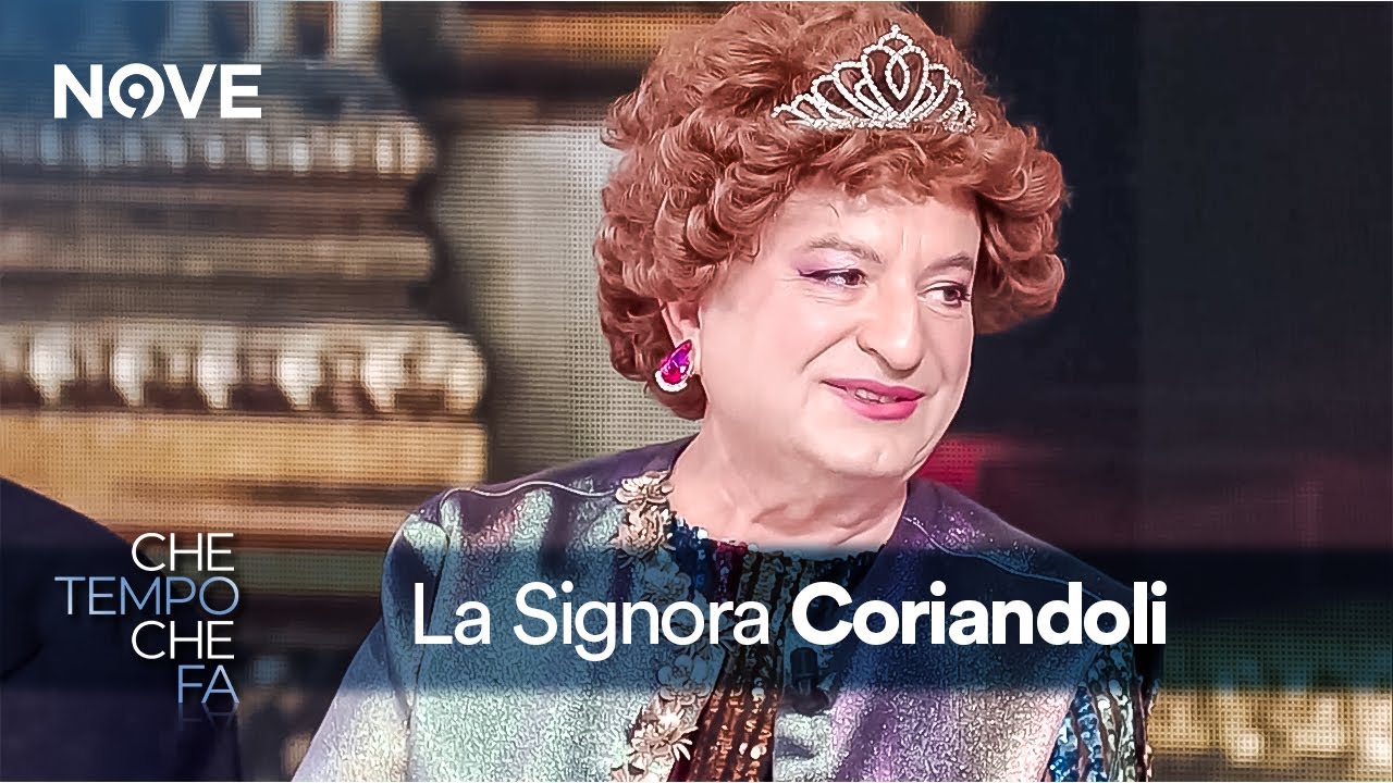 La Signora Coriandoli e la storia che riguarda Sandokan | Che tempo che fa