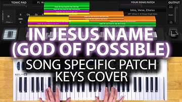 Thumbnail of In Jesus Name (God Of Possible) MainStage patch keyboard cover- Katy Nichole