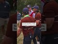 Heated exchange with Bryson, Justin Rose & Ted Scott #shorts #golf #rydercup