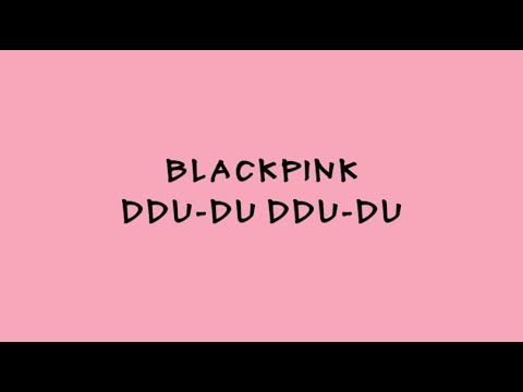 BLACKPINK - DDU-DU DDU-DU - Karaoke Easy Lyrics - YouTube