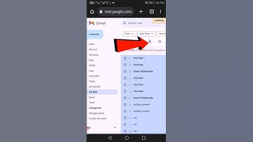 How To delete all mails in Gmail once || how to delete Gmail messages all at once click