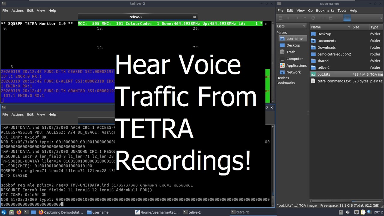 TELIVE-2: Listen To Previously Captured TETRA Voice Traffic & How