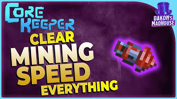 Speed Mining Clearing Biomes | Core Keeper 1.1