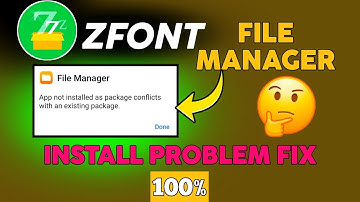 ZFONT FILE MANAGER INSTALL PROBLEM FIX ✅ || Zfont File Manager Not Warking On Vivo Zfont not warking