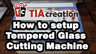 How to setup TIA Creation Tempered Glass Cutting Machine Connect with software, Mobile Skin Software screenshot 1