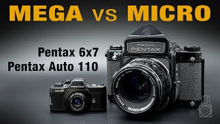 Mega vs. Micro - Side-by-side photoshoot with the Pentax 6x7 and the Pentax Auto 110