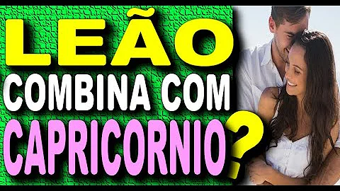 Porque Capricórnio combina com Leão?