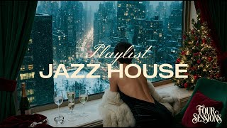 Jazz House Mix | (Manhattan Penthouse) Elegant Winter Set | Romantic Night Grooves & City Lights