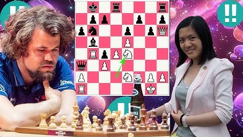Finest Magnus Carlsen vs Hou Yifan chess game 4