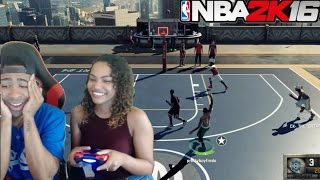 MY GIRLFRIEND PLAYING AT THE PARK PUNISHMENT!! |NBA 2K16 WORST PUNISHMENT EVER!!!