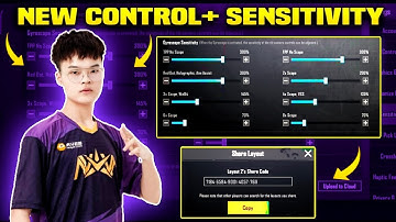 NV ORDER | New Best Settings Sensitivity for Pubg /Bgmi | NV ORDER CONTROL CODE Update 2.5