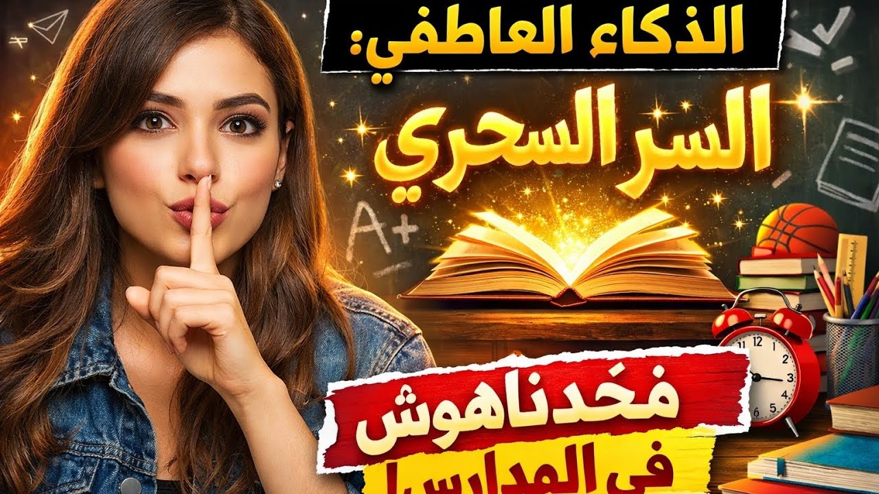 الذكاء العاطفي: السر السحري اللي مخدناهوش في المدارس 📌‼️