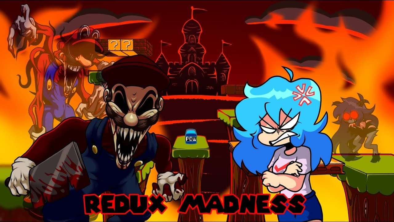 Redux Madness (FNF You Can't Run Encore But Horror Mario and Sky Sing it) (+ FLP)